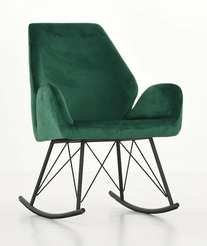 Veke Laine Keinutuoli Tummanvihreä Sametti 4 Veke Laine Keinutuoli Tummanvihreä Sametti - Image 4