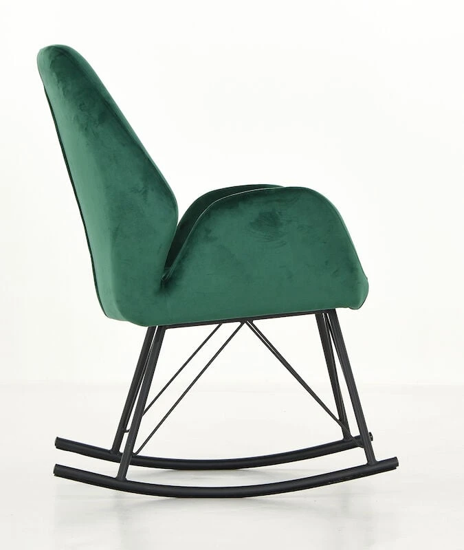 Veke Laine Keinutuoli Tummanvihreä Sametti 1 Veke Laine Keinutuoli Tummanvihreä Sametti
