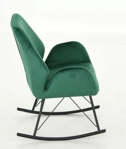 Veke Laine Keinutuoli Tummanvihreä Sametti 8 Veke Laine Keinutuoli Tummanvihreä Sametti -4Living Store Veke Laine keinutuoli tummanvihrea sametti 4 2