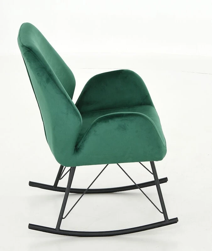 Veke Laine Keinutuoli Tummanvihreä Sametti 3 Veke Laine Keinutuoli Tummanvihreä Sametti - Image 3