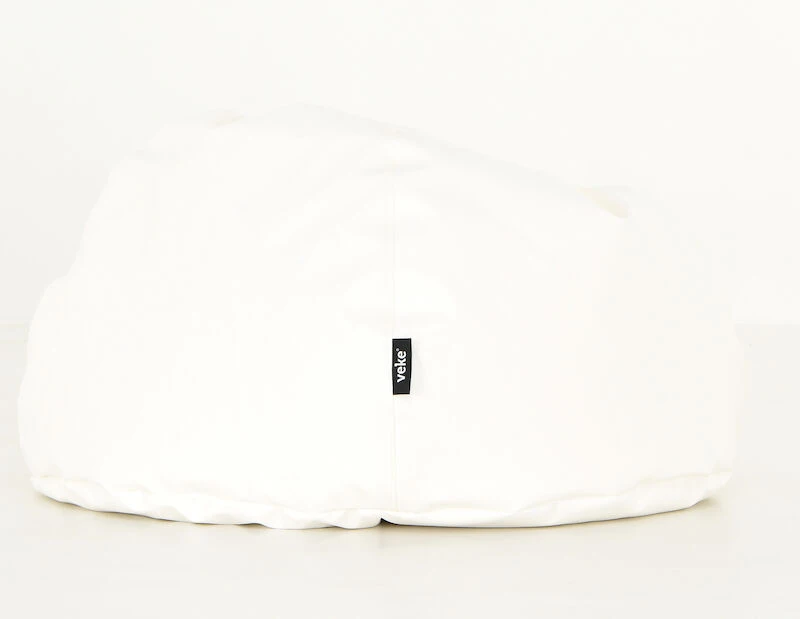 Veke Lumo Säkkituoli Valkoinen Keinonahka 1 Veke Lumo Säkkituoli Valkoinen Keinonahka