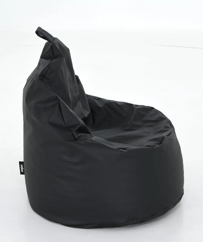 Veke Nuppu Säkkituoli Keinonahka Musta 2 Veke Nuppu Säkkituoli Keinonahka Musta - Image 2