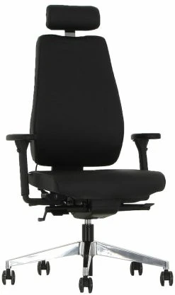 Veke Office 50 Työtuoli Musta Nahka