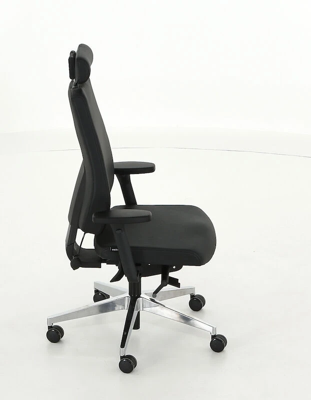 Veke Office 50 Työtuoli Musta Nahka 3 Veke Office 50 Työtuoli Musta Nahka - Image 3