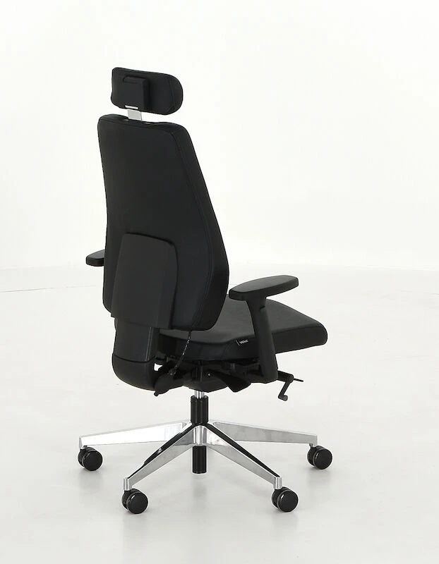 Veke Office 50 Työtuoli Musta Nahka 6 Veke Office 50 Työtuoli Musta Nahka - Image 6