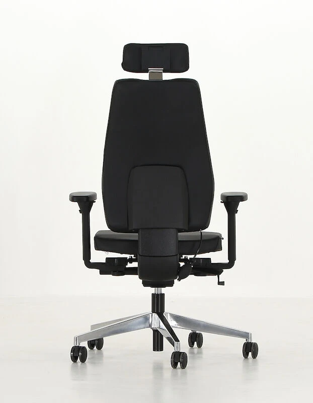 Veke Office 50 Työtuoli Musta Nahka 2 Veke Office 50 Työtuoli Musta Nahka - Image 2