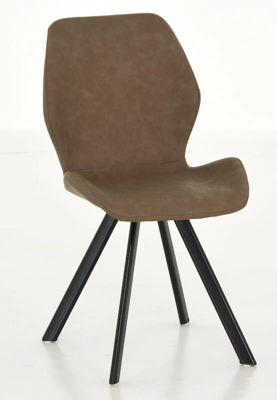 Veke Punnus Tuoli Konjakki PU-keinonahka 6 Veke Punnus Tuoli Konjakki PU-keinonahka - Image 6