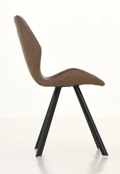 Veke Punnus Tuoli Konjakki PU-keinonahka 10 Veke Punnus Tuoli Konjakki PU-keinonahka -4Living Store Veke Punnus tuoli konjakki PU keinonahka 4 0