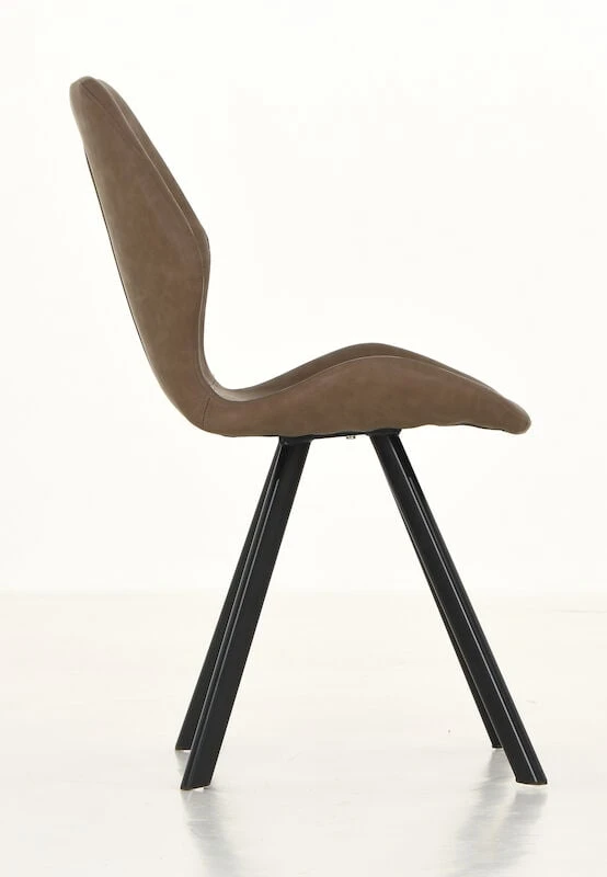 Veke Punnus Tuoli Konjakki PU-keinonahka 5 Veke Punnus Tuoli Konjakki PU-keinonahka - Image 5