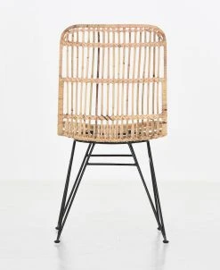 Veke Pyry Rottinkituoli Luonnonväri/musta -4Living Store Veke Pyry rottinkituoli luonnonvari musta 8 0