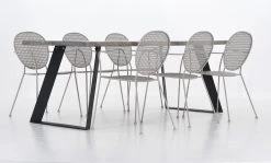 Envy Triangel-Melena 6-hengen Ruokailuryhmä Savunharmaa/musta -4Living Store Veke Triangel Melena 6 hengen ruokailuryhma savunharmaa musta 2 0