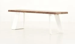 Veke Triangel Lankkupenkki 150x38 Antiikkipetsattu/valkoinen