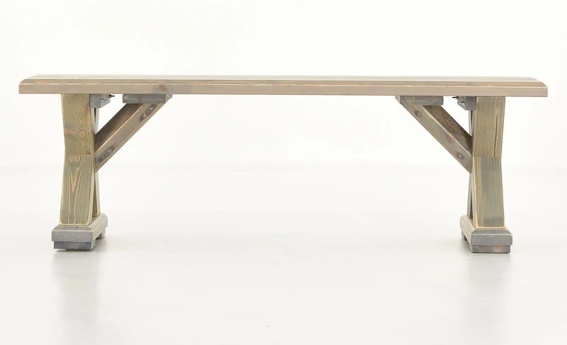 Veke Vanamo Lankkupenkki 140x36 Cm Harmaa 4 Veke Vanamo Lankkupenkki 140x36 Cm Harmaa - Image 4