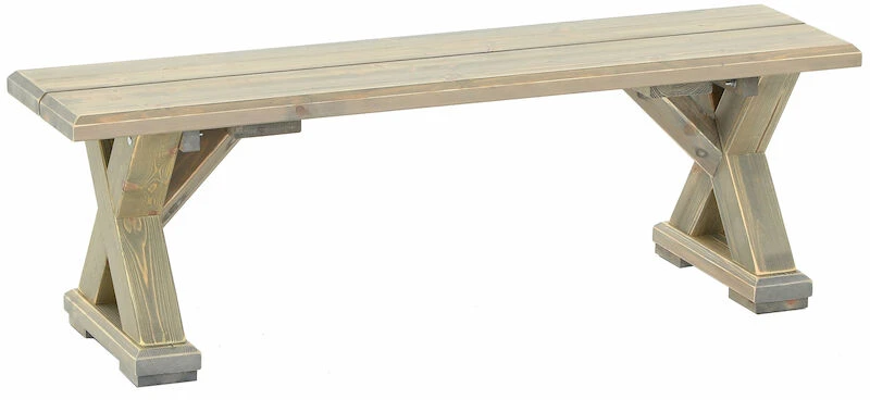 Veke Vanamo Lankkupenkki 140x36 Cm Harmaa 2 Veke Vanamo Lankkupenkki 140x36 Cm Harmaa - Image 2