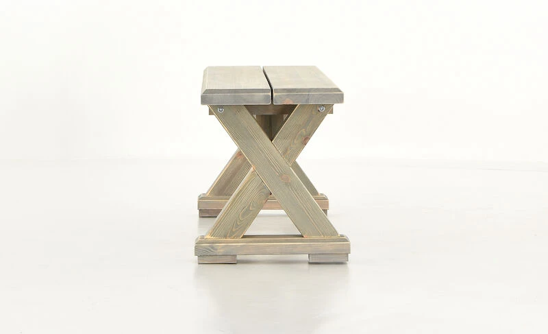 Veke Vanamo Lankkupenkki 140x36 Cm Harmaa 3 Veke Vanamo Lankkupenkki 140x36 Cm Harmaa - Image 3