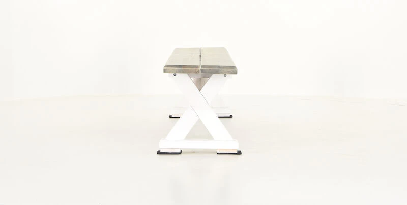 Veke Vanamo Lankkupenkki 220x36 Cm Harmaa/valkoinen 3 Veke Vanamo Lankkupenkki 220x36 Cm Harmaa/valkoinen - Image 3