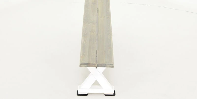 Veke Vanamo Lankkupenkki 220x36 Cm Harmaa/valkoinen 4 Veke Vanamo Lankkupenkki 220x36 Cm Harmaa/valkoinen - Image 4