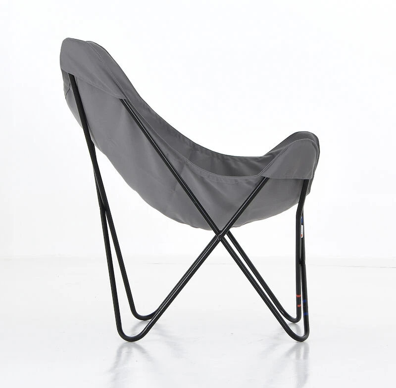 Varax Lepakkotuoli Vaaleanharmaa Kangas Mustalla Jalalla 5 Varax Lepakkotuoli Vaaleanharmaa Kangas Mustalla Jalalla - Image 5