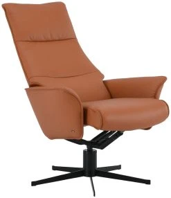 Veke Aava Mekanismituoli Konjakki 7011 Nahka, Musta Elegance Jalka -4Living Store aava mekanismituoli konjakki7011 2