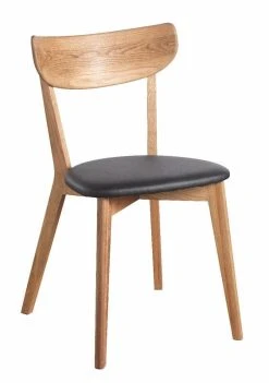 Rowico Ami Tuoli Lakattu Tammi/musta PU Nahka -4Living Store ami 52208