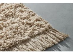 Anno Siimes Puuvillanukkamatto 70x140 Cm Luonnonvalkoinen -4Living Store anno rugs siimes organic cotton shaggy n.white lores 1000x1250w