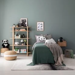 Veke Rantu Pyöreä Rahi Ø50 Cm Luonnonväri/valkoinen 7 Veke Rantu Pyöreä Rahi Ø50 Cm Luonnonväri/valkoinen -4Living Store askel hyllysto hiekka lastenhuoneessa web 16