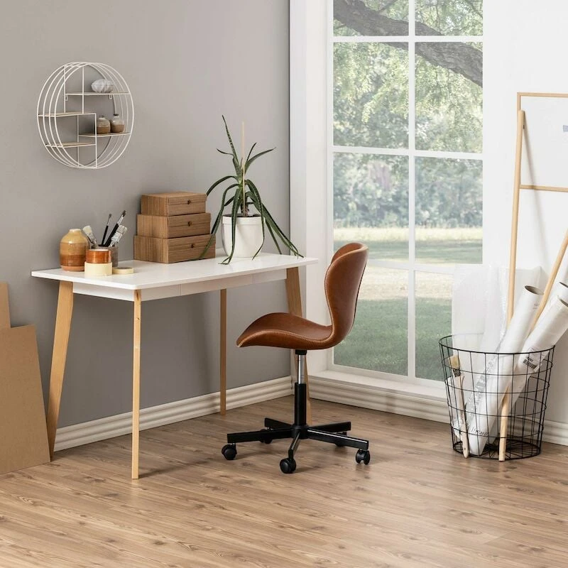 Ei Brändiä Batilda Työtuoli Ruskea PU-keinonahka Brandy 691B 5 Ei Brändiä Batilda Työtuoli Ruskea PU-keinonahka Brandy 691B - Image 5