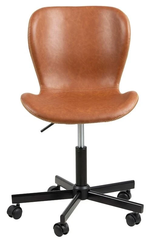 Ei Brändiä Batilda Työtuoli Ruskea PU-keinonahka Brandy 691B 3 Ei Brändiä Batilda Työtuoli Ruskea PU-keinonahka Brandy 691B - Image 3