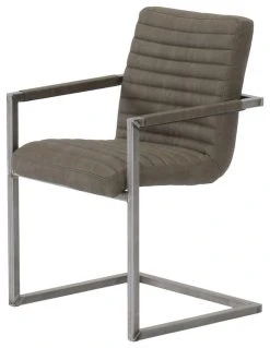 Veke Bergamo Tuoli Harmaa Nevada 26-tekstiilinahka