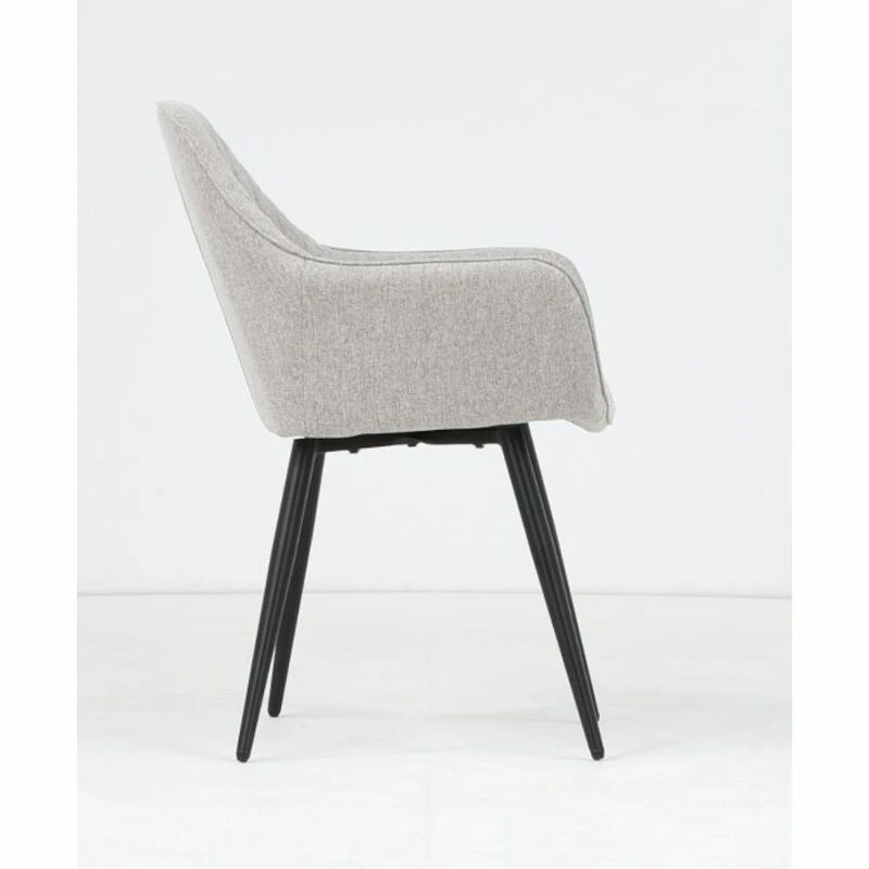 Eureka Blake Tuoli Harmaa Kangasverhoiltu 2 Eureka Blake Tuoli Harmaa Kangasverhoiltu - Image 2