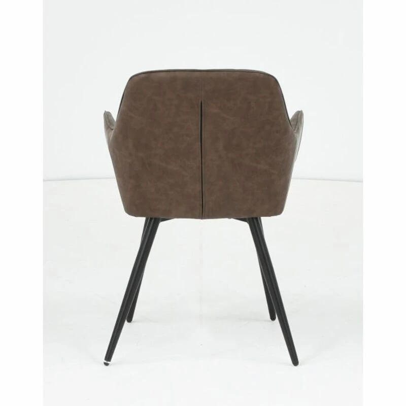 Eureka Blake Tuoli Ruskea Keinonahkaverhoiltu 4 Eureka Blake Tuoli Ruskea Keinonahkaverhoiltu - Image 4