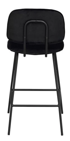 Rowico Bryan Baarituoli Musta Sametti/mustat Metalli Jalat