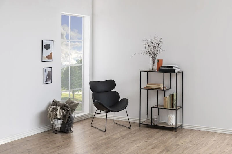 Ei Brändiä Cazar Nojatuoli Musta PU-keinonahka 55096-4 Musta Jalka 2 Ei Brändiä Cazar Nojatuoli Musta PU-keinonahka 55096-4 Musta Jalka - Image 2