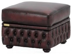 Veke Chesterfield Rahi 56x56x41cm Punaruskea Rub-off Nahka, Wenge Jalat 7 Veke Chesterfield Rahi 56x56x41cm Punaruskea Rub-off Nahka, Wenge Jalat -4Living Store chesterfield rahi punaruskea nahka 4 1