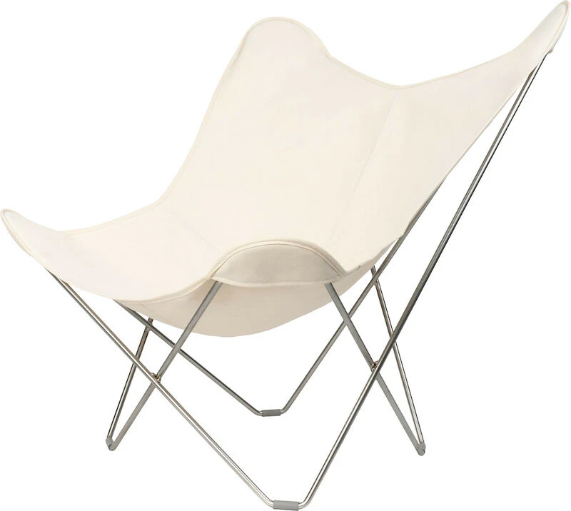 Cuero Canvas Mariposa Lepakkotuoli Musta, Musta Jalka 1 Cuero Canvas Mariposa Lepakkotuoli Musta, Musta Jalka