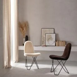 Cuero Design Cactus Tuoli Musta Lampaantalja/musta