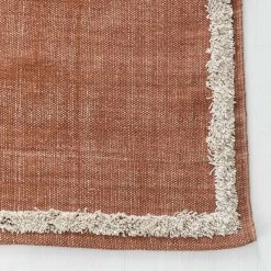 Fanni K Klaani Puuvillamatto 70x140 Cm Terrakotta