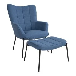 House Nordic Glasgow Nojatuoli Sininen 9 House Nordic Glasgow Nojatuoli Sininen -4Living Store glasgow nojatuoli sininen 4