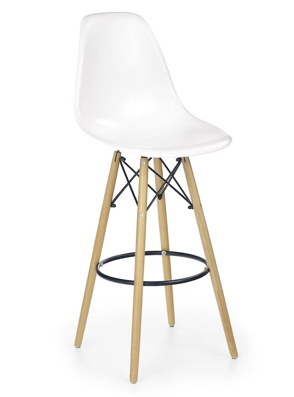 Halmar H51 Baarituoli Valkoinen 2 Halmar H51 Baarituoli Valkoinen - Image 2