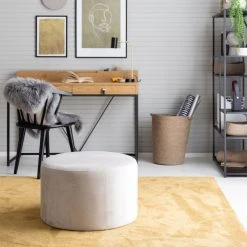 Veke Helmi Pyöreä Samettirahi Ø60 Cm Beige Brunei 06 Kangas 11 Veke Helmi Pyöreä Samettirahi Ø60 Cm Beige Brunei 06 Kangas -4Living Store helmi bege1