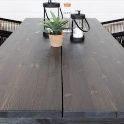 Veke Honka-Tuohi 6-hengen Ruokailuryhmä Musta -4Living Store honka tuohi ruokailuryhma 6 hengen 220x90 musta web 7