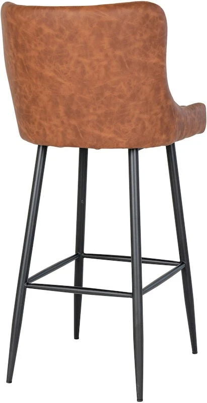 House Nordic Dallas Baarituoli PU Vintage Ruskea 4 House Nordic Dallas Baarituoli PU Vintage Ruskea - Image 4