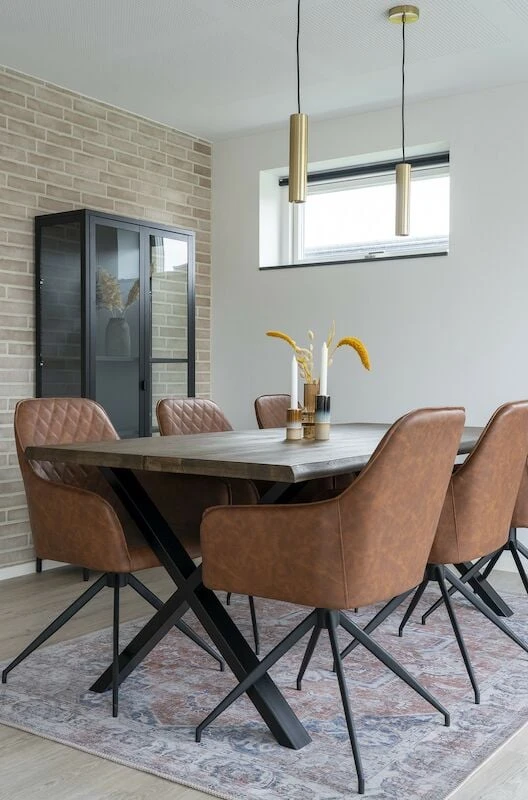 House Nordic Harbo Tuoli Kääntyvä, Ruskea PU-keinonahka 4 House Nordic Harbo Tuoli Kääntyvä, Ruskea PU-keinonahka - Image 4