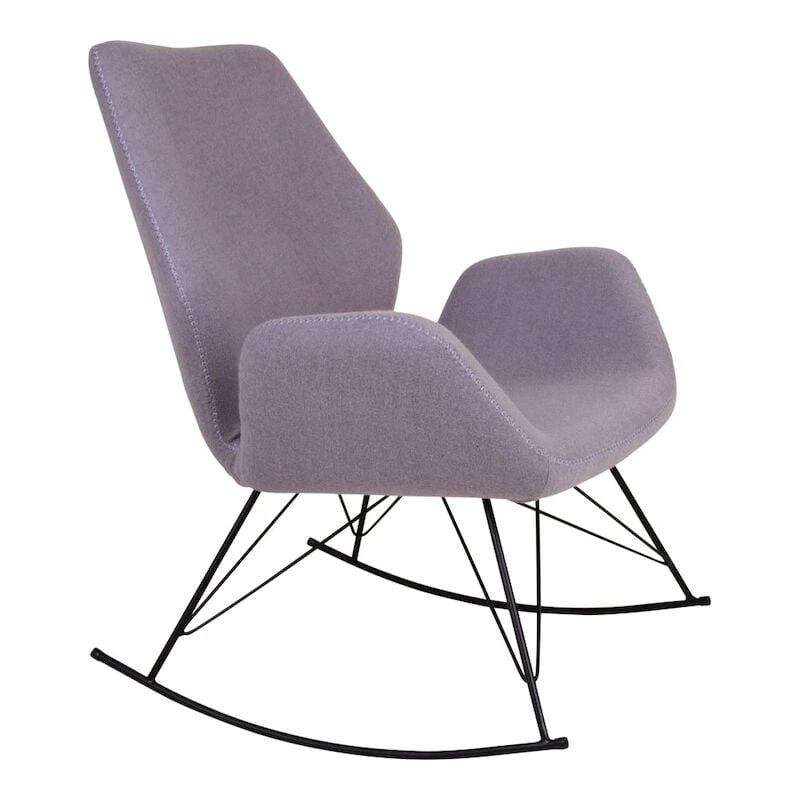 House Nordic Nybro Keinutuoli Vaaleanharmaa Kangas 2 House Nordic Nybro Keinutuoli Vaaleanharmaa Kangas - Image 2