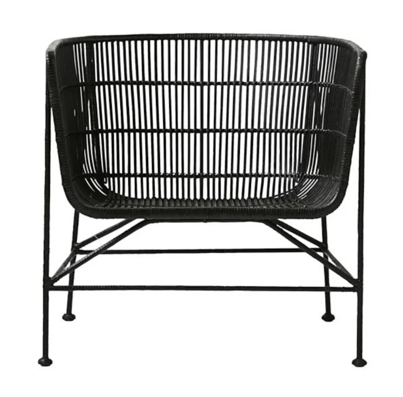 House Doctor Coon Nojatuoli, Musta 4 House Doctor Coon Nojatuoli, Musta - Image 4