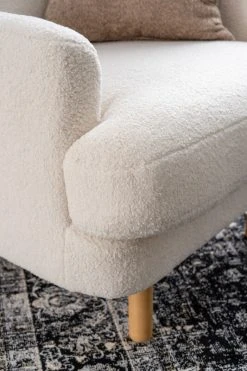 Veke Jäkälä Nojatuoli Luonnonvalkoinen Himalaya 904, öljytty Tammi Jalat