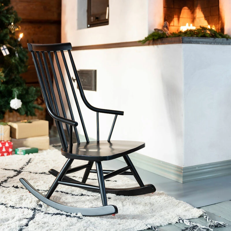 Veke Kaari Lasten Keinutuoli Musta 3 Veke Kaari Lasten Keinutuoli Musta - Image 3