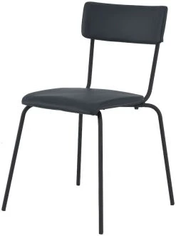 Veke Kaarna Tuoli Musta/pu-nahka