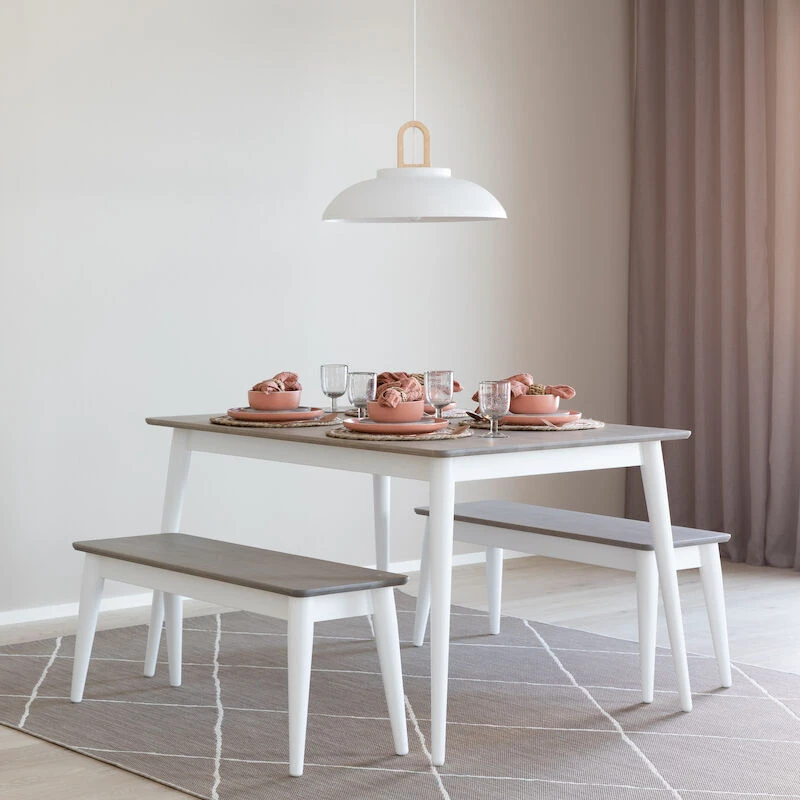 Veke Kaarna Penkki 102x35 Cm Harmaa/valkoinen 6 Veke Kaarna Penkki 102x35 Cm Harmaa/valkoinen - Image 6