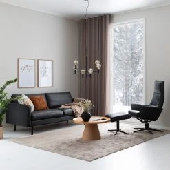 VM-Carpet VM Carpet Hattara Matto Oma Koko Ruskea -4Living Store kaiho 3 istuttava sohva musta web 5